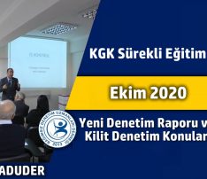 Yeni Denetim Raporu ve Kilit Denetim Konuları